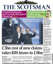 The Scotsman Newspaper Front Page (UK) for 28 January 2014