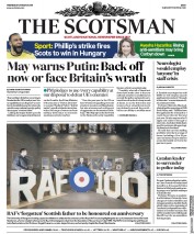 The Scotsman (UK) Newspaper Front Page for 28 March 2018