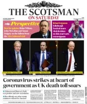 The Scotsman (UK) Newspaper Front Page for 28 March 2020