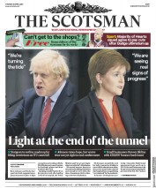 The Scotsman (UK) Newspaper Front Page for 28 April 2020