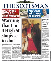 The Scotsman (UK) Newspaper Front Page for 28 May 2013