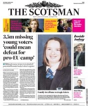 The Scotsman (UK) Newspaper Front Page for 28 May 2016