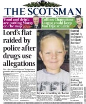 The Scotsman (UK) Newspaper Front Page for 28 July 2015