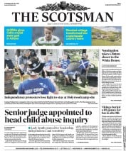 The Scotsman (UK) Newspaper Front Page for 28 July 2016