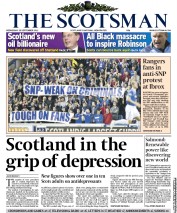 The Scotsman (UK) Newspaper Front Page for 28 September 2011