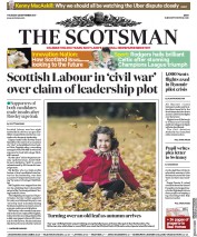 The Scotsman (UK) Newspaper Front Page for 28 September 2017
