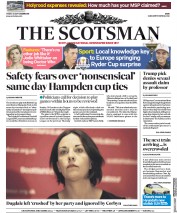 The Scotsman (UK) Newspaper Front Page for 28 September 2018
