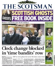 The Scotsman (UK) Newspaper Front Page for 29 October 2011