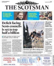 The Scotsman (UK) Newspaper Front Page for 29 November 2016