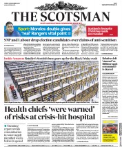 The Scotsman (UK) Newspaper Front Page for 29 November 2019