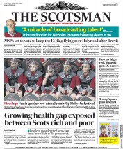 The Scotsman (UK) Newspaper Front Page for 29 January 2020