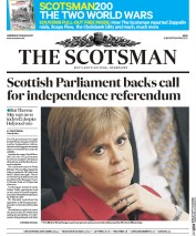 The Scotsman (UK) Newspaper Front Page for 29 March 2017