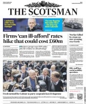 The Scotsman (UK) Newspaper Front Page for 29 April 2016