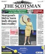 The Scotsman (UK) Newspaper Front Page for 29 April 2019
