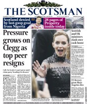 The Scotsman Newspaper Front Page (UK) for 29 May 2014