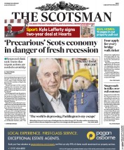 The Scotsman (UK) Newspaper Front Page for 29 June 2017