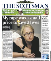 The Scotsman Newspaper Front Page (UK) for 29 July 2011
