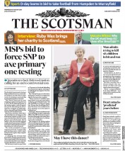 The Scotsman (UK) Newspaper Front Page for 29 August 2018