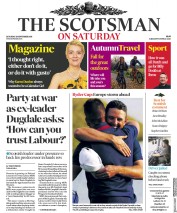 The Scotsman (UK) Newspaper Front Page for 29 September 2018