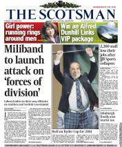 The Scotsman (UK) Newspaper Front Page for 2 October 2012