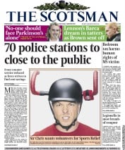 The Scotsman (UK) Newspaper Front Page for 2 October 2013