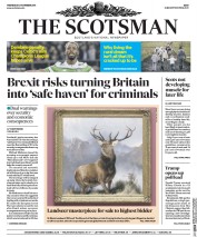 The Scotsman (UK) Newspaper Front Page for 2 November 2016