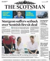 The Scotsman (UK) Newspaper Front Page for 2 December 2016