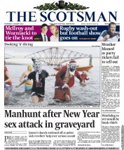 The Scotsman Newspaper Front Page (UK) for 2 January 2014