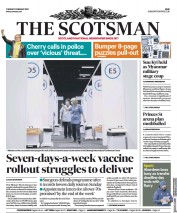 The Scotsman (UK) Newspaper Front Page for 2 February 2021