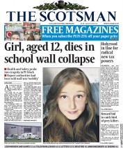 The Scotsman (UK) Newspaper Front Page for 2 April 2014