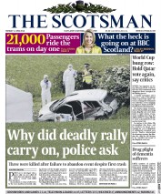 The Scotsman (UK) Newspaper Front Page for 2 June 2014