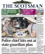 The Scotsman (UK) Newspaper Front Page for 2 July 2015