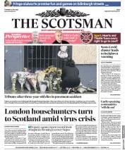 The Scotsman (UK) Newspaper Front Page for 2 July 2020