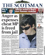 The Scotsman (UK) Newspaper Front Page for 2 August 2011