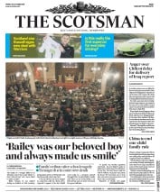 The Scotsman (UK) Newspaper Front Page for 30 October 2015