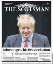 The Scotsman (UK) Newspaper Front Page for 30 October 2019