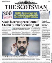 The Scotsman (UK) Newspaper Front Page for 30 November 2016