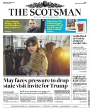 The Scotsman (UK) Newspaper Front Page for 30 January 2017