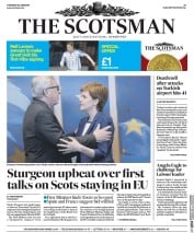 The Scotsman (UK) Newspaper Front Page for 30 June 2016