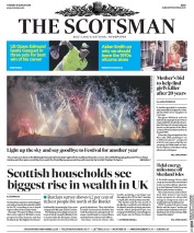 The Scotsman (UK) Newspaper Front Page for 30 August 2016