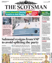 The Scotsman (UK) Newspaper Front Page for 30 August 2018