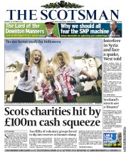 The Scotsman (UK) Newspaper Front Page for 31 October 2011