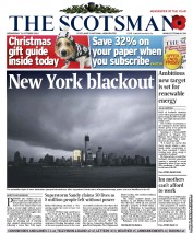 The Scotsman Newspaper Front Page (UK) for 31 October 2012