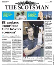 The Scotsman (UK) Newspaper Front Page for 31 October 2016