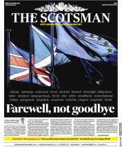 The Scotsman (UK) Newspaper Front Page for 31 January 2020
