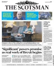 The Scotsman (UK) Newspaper Front Page for 31 March 2017