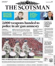 The Scotsman (UK) Newspaper Front Page for 31 May 2016