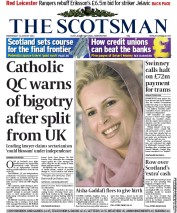 The Scotsman (UK) Newspaper Front Page for 31 August 2011