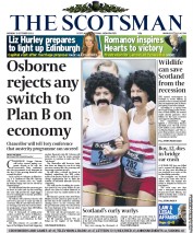 The Scotsman Newspaper Front Page (UK) for 3 October 2011