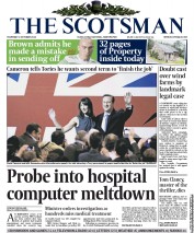 The Scotsman (UK) Newspaper Front Page for 3 October 2013